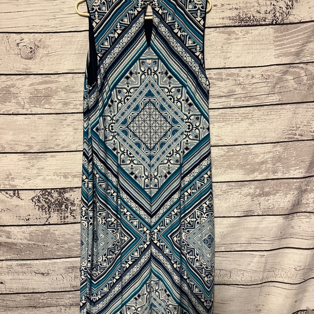 White House Black Market Reversible Maxi Dress Size 1X - Picture 6 of 7